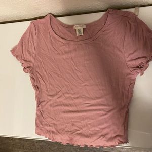 Pink Crop Top